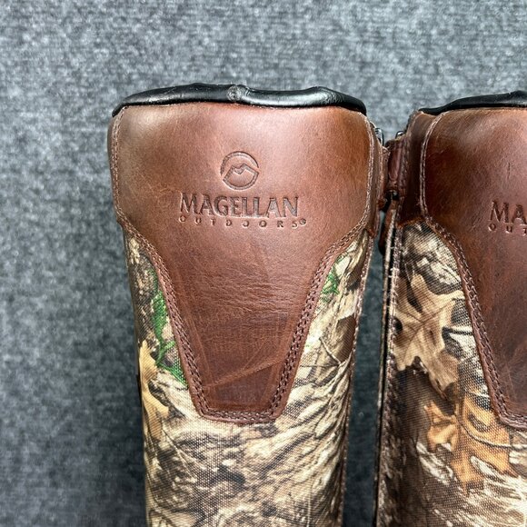 Magellan Snake Shield Armor 3.0 Boots Youth Size 6 Brown Leather Camo Hunting - Picture 3 of 13